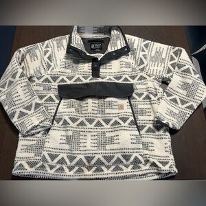 Women’s carhartt Sherpa pullover. Size XL